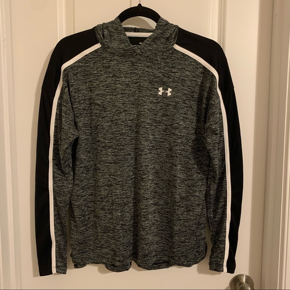 Under Armour Gray Tech Twist Graphic Hoodie, S